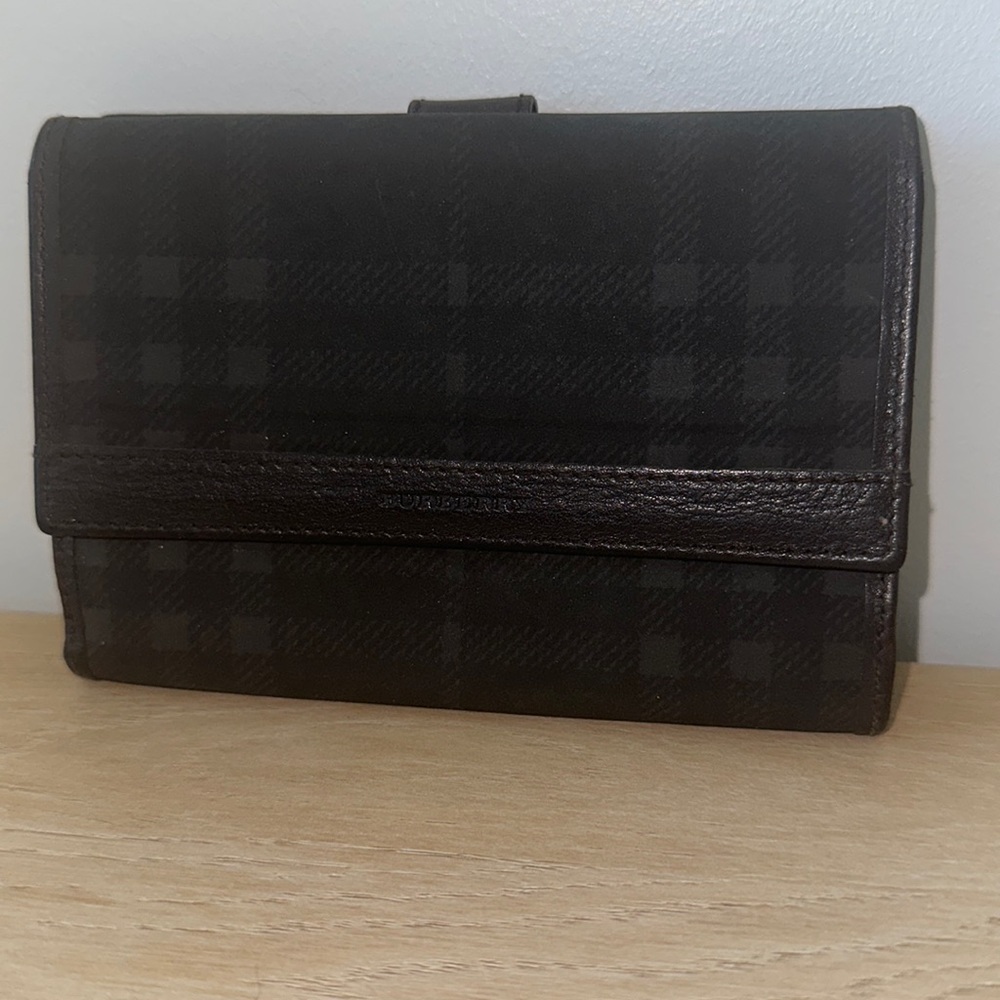 Burberry chocolate nova check compact wallet - Picture 11 of 11